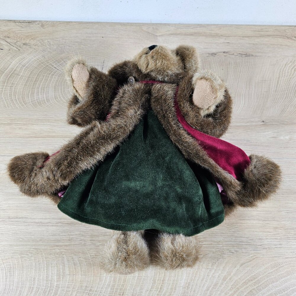 Boyds Bears Archive Series Mrs Northstar Jointed Plush Red Cape Vintage 1999 13" - Picture 8 of 10